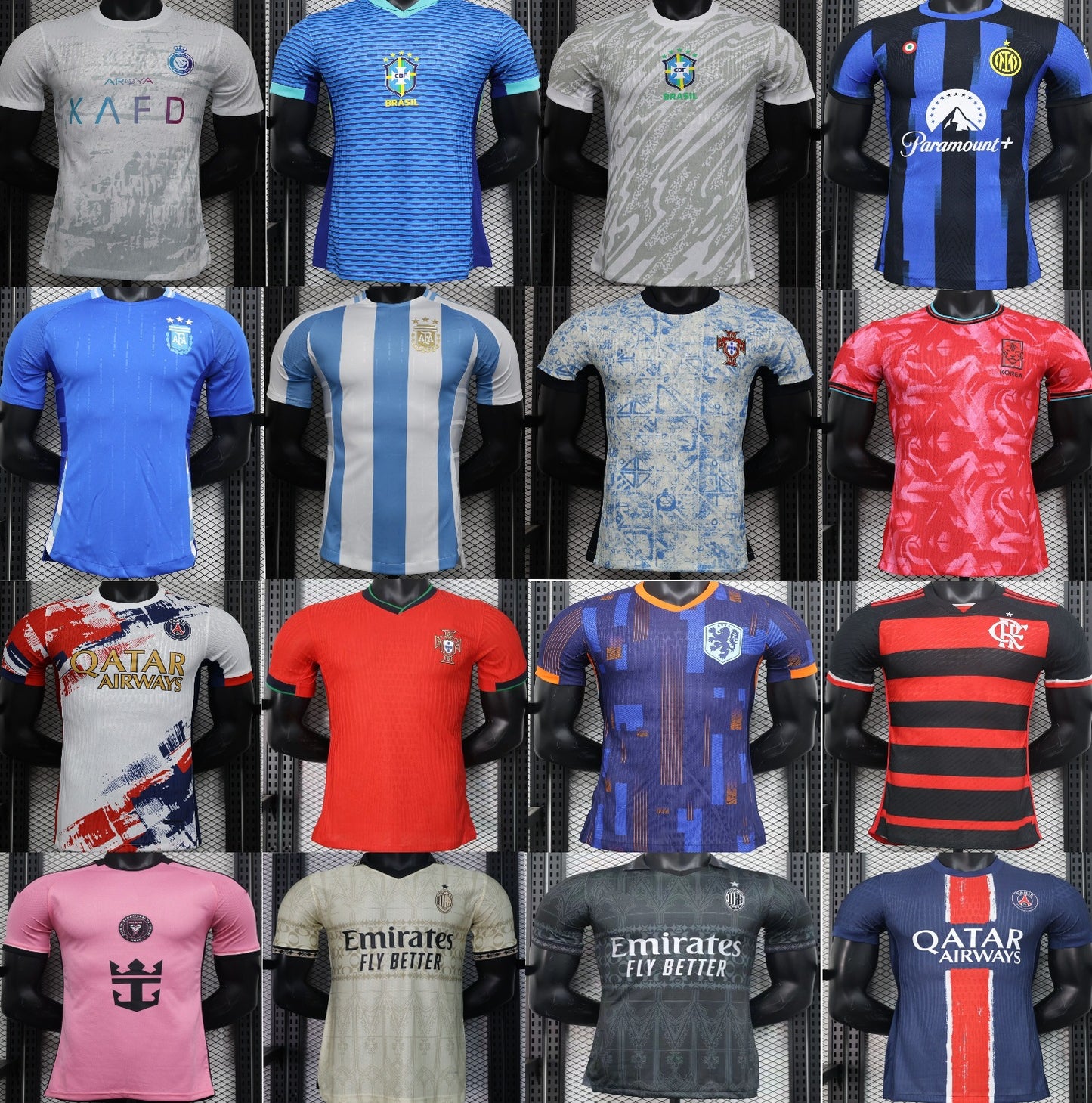 New National Team Jerseys from France, Argentina, Brazil